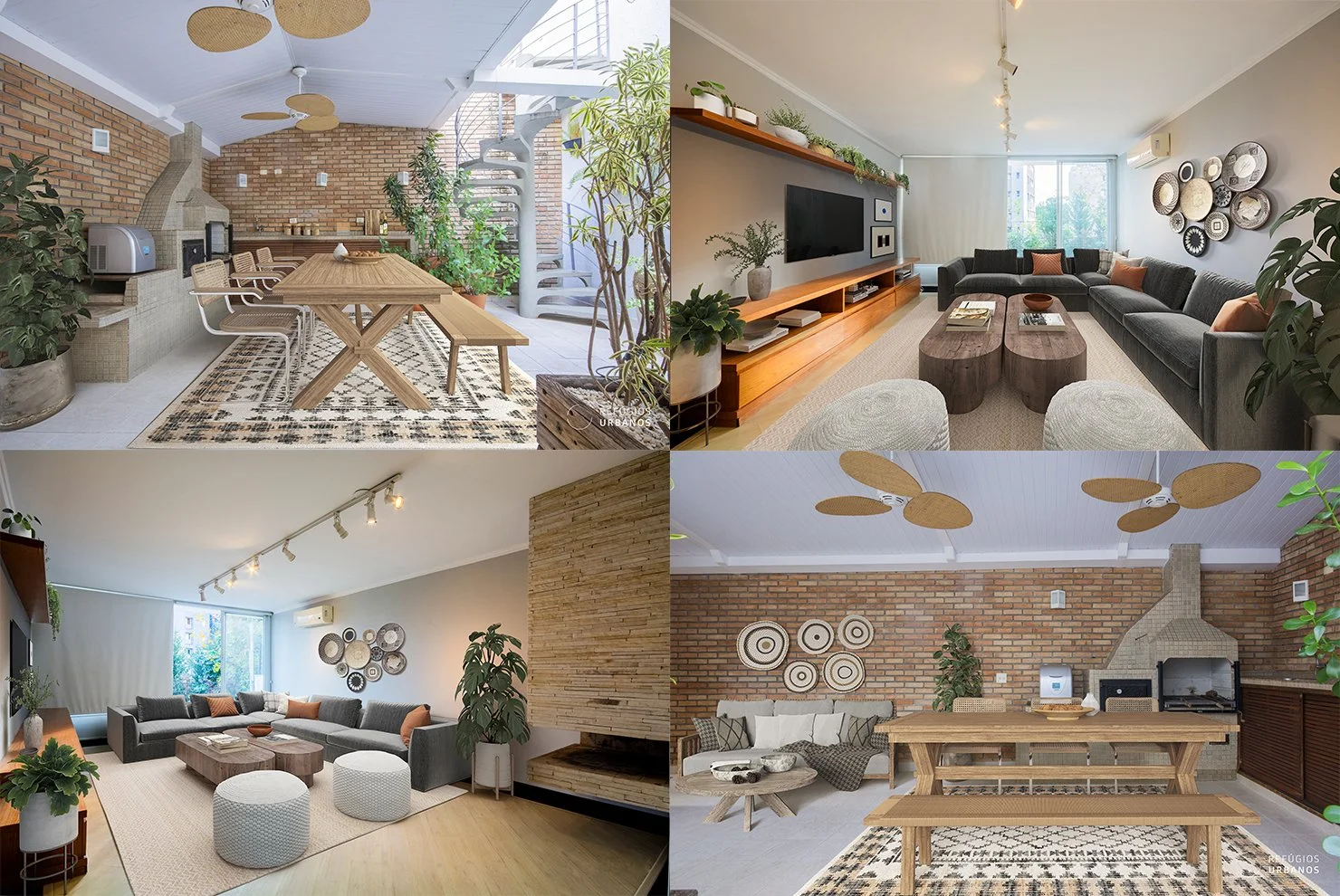 Casa da Refúgios Urbanos ambientada virtualmente pela RUUM